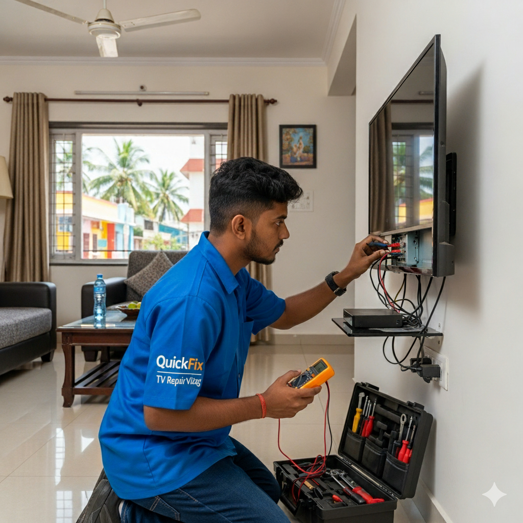 Same day tv repair and doore step service from tv repair vizag
