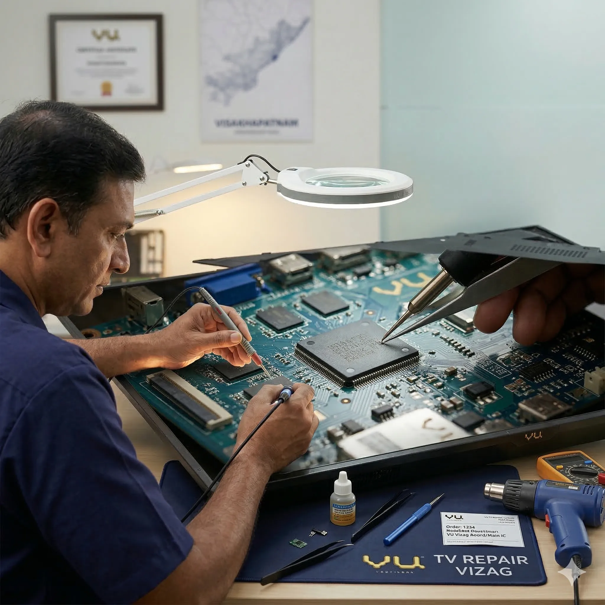 VU TV Motherboard Issue