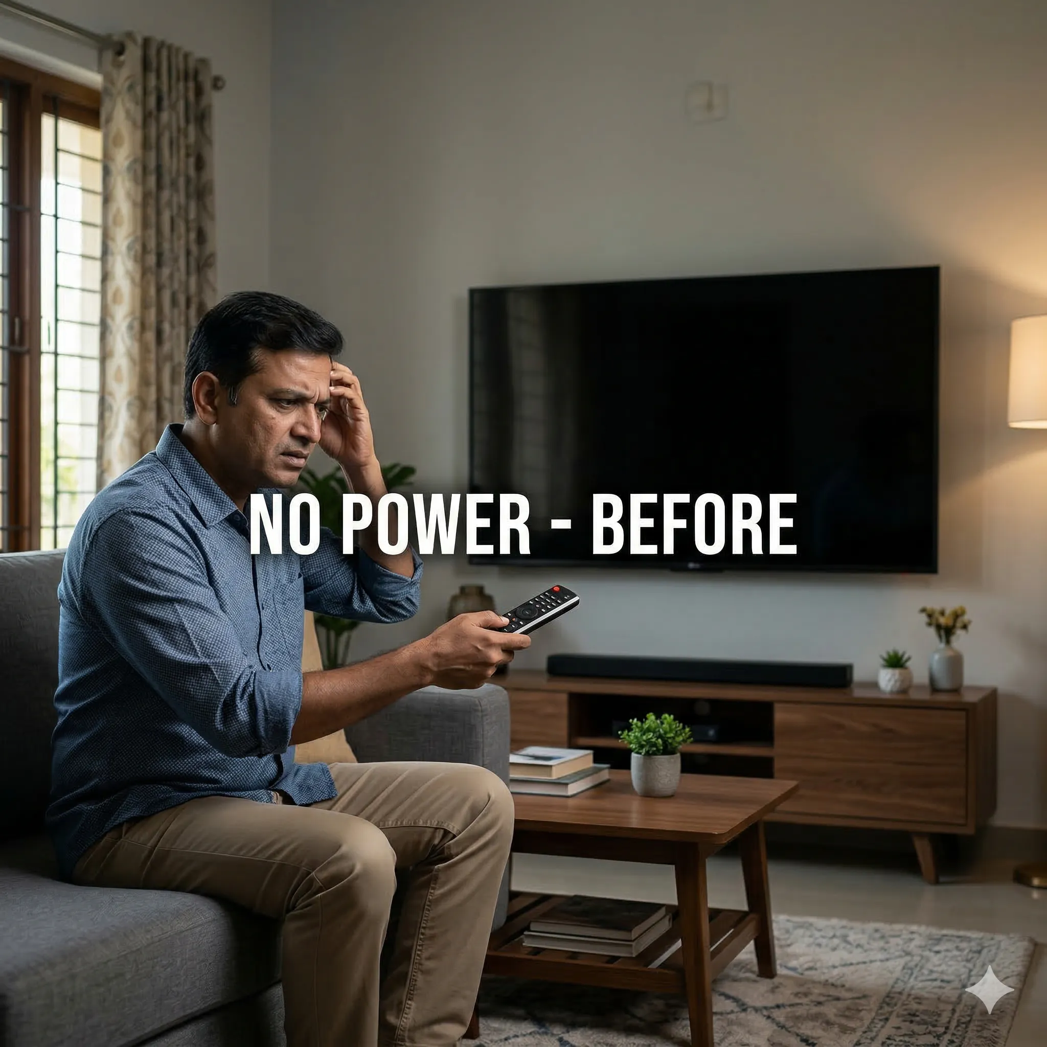 OnePlus TV no power issue before repair in Vizag