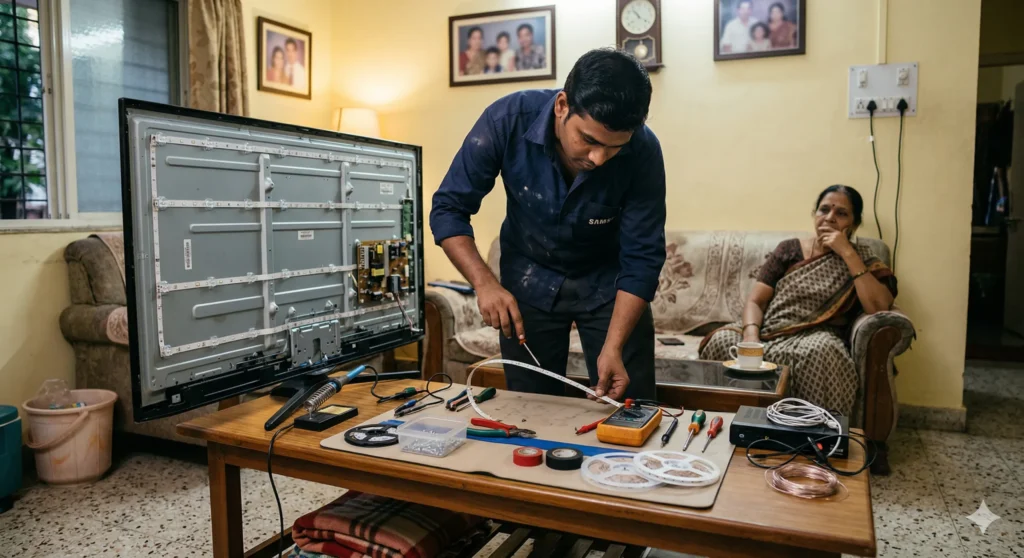 TV backlight repair service Vizag technician