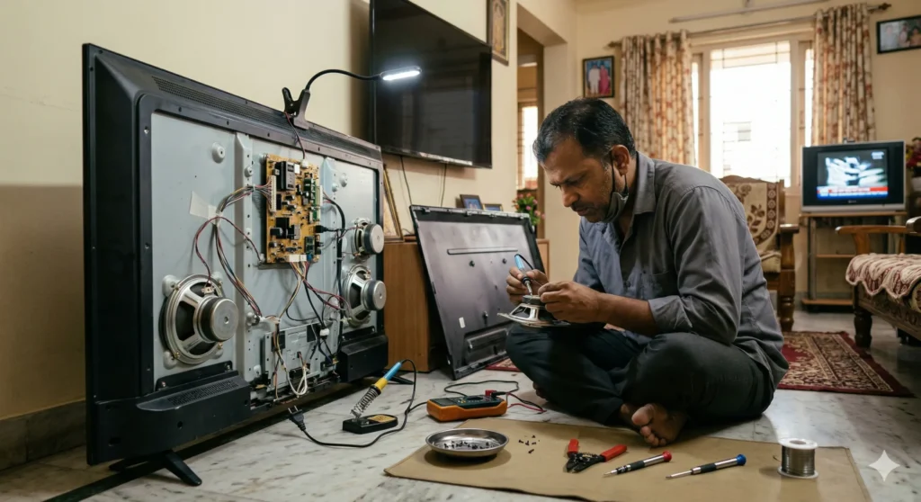 TV sound repair service Vizag technician