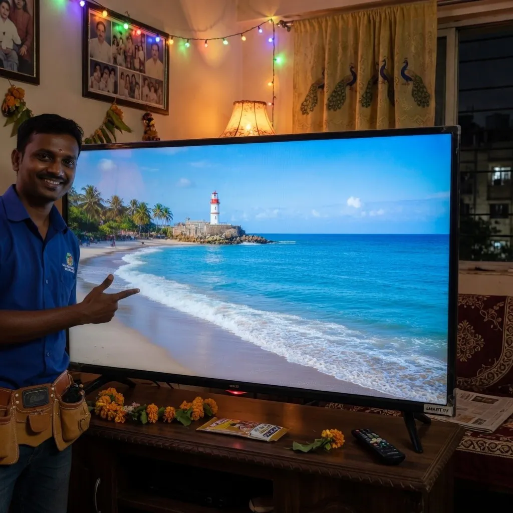 TV repaired and working properly in Vizag