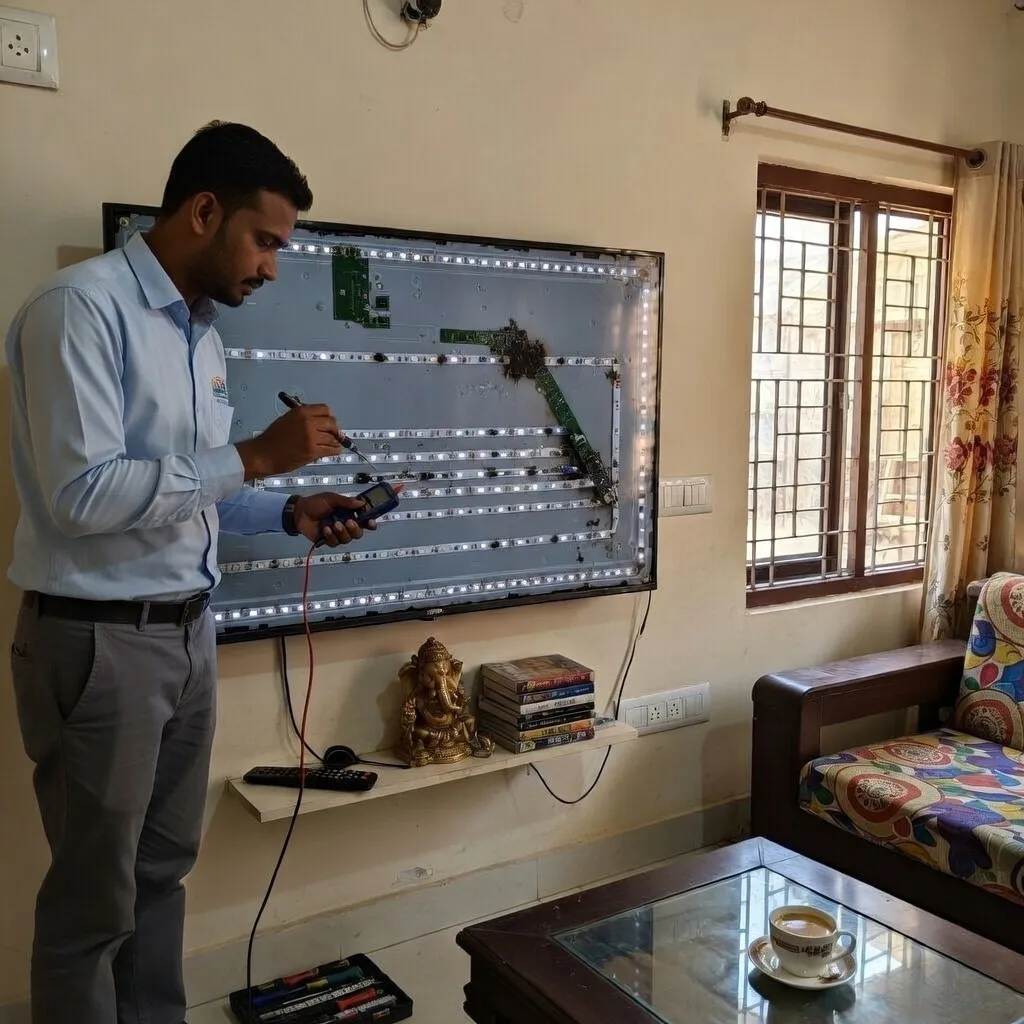TV flickering repair service in Vizag
