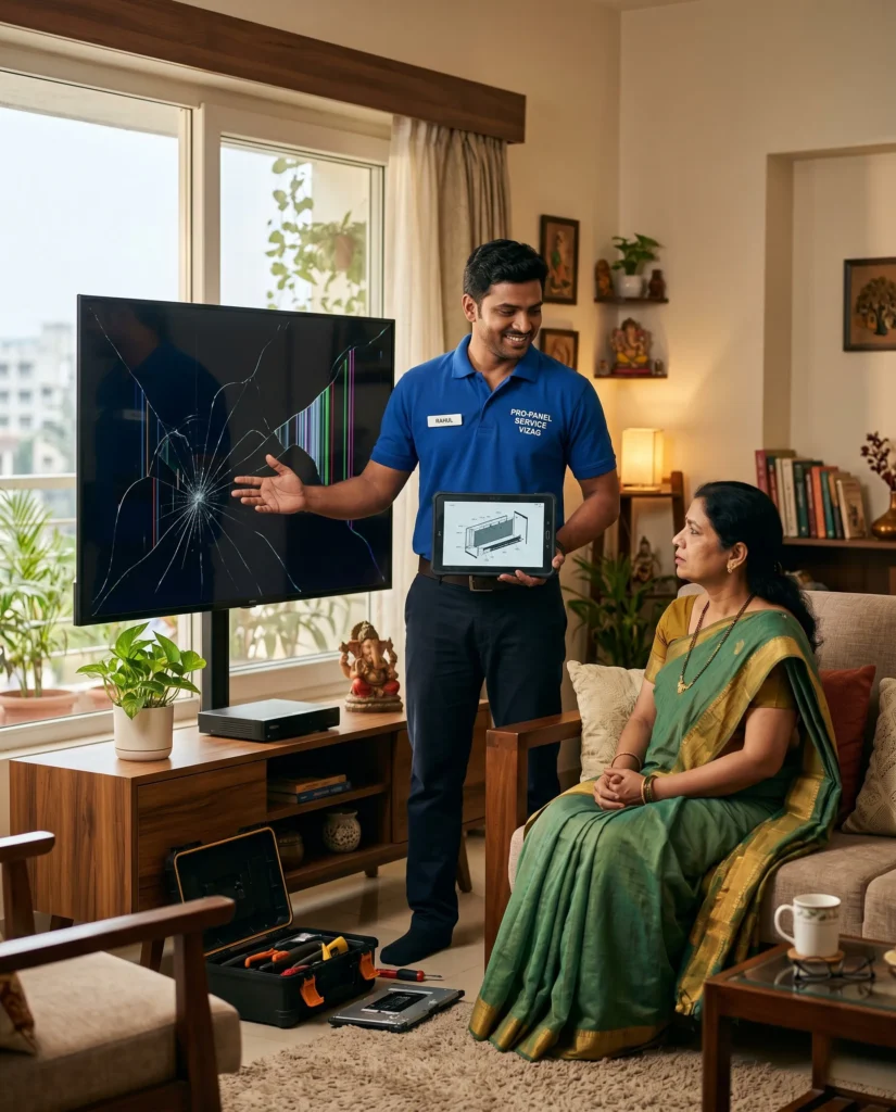 TV panel replacement technician Vizag