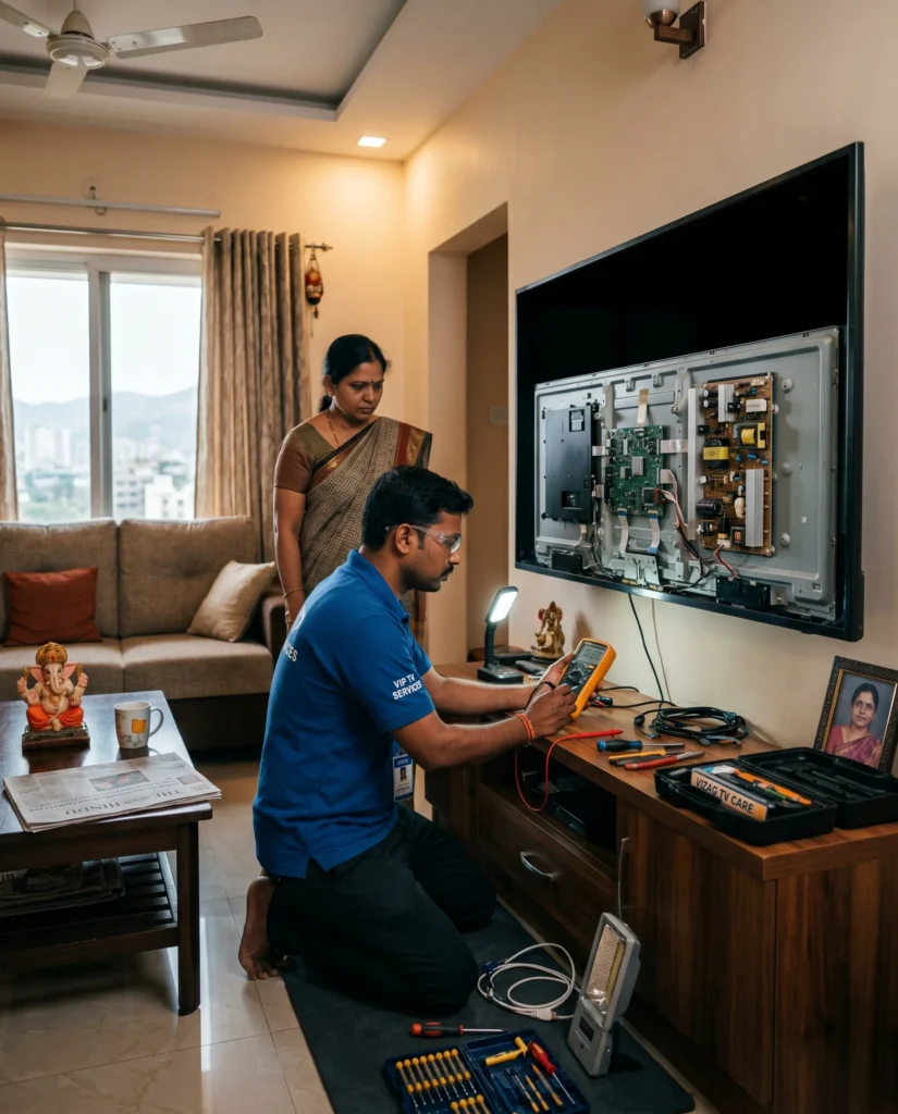 TV not turning on issue Vizag