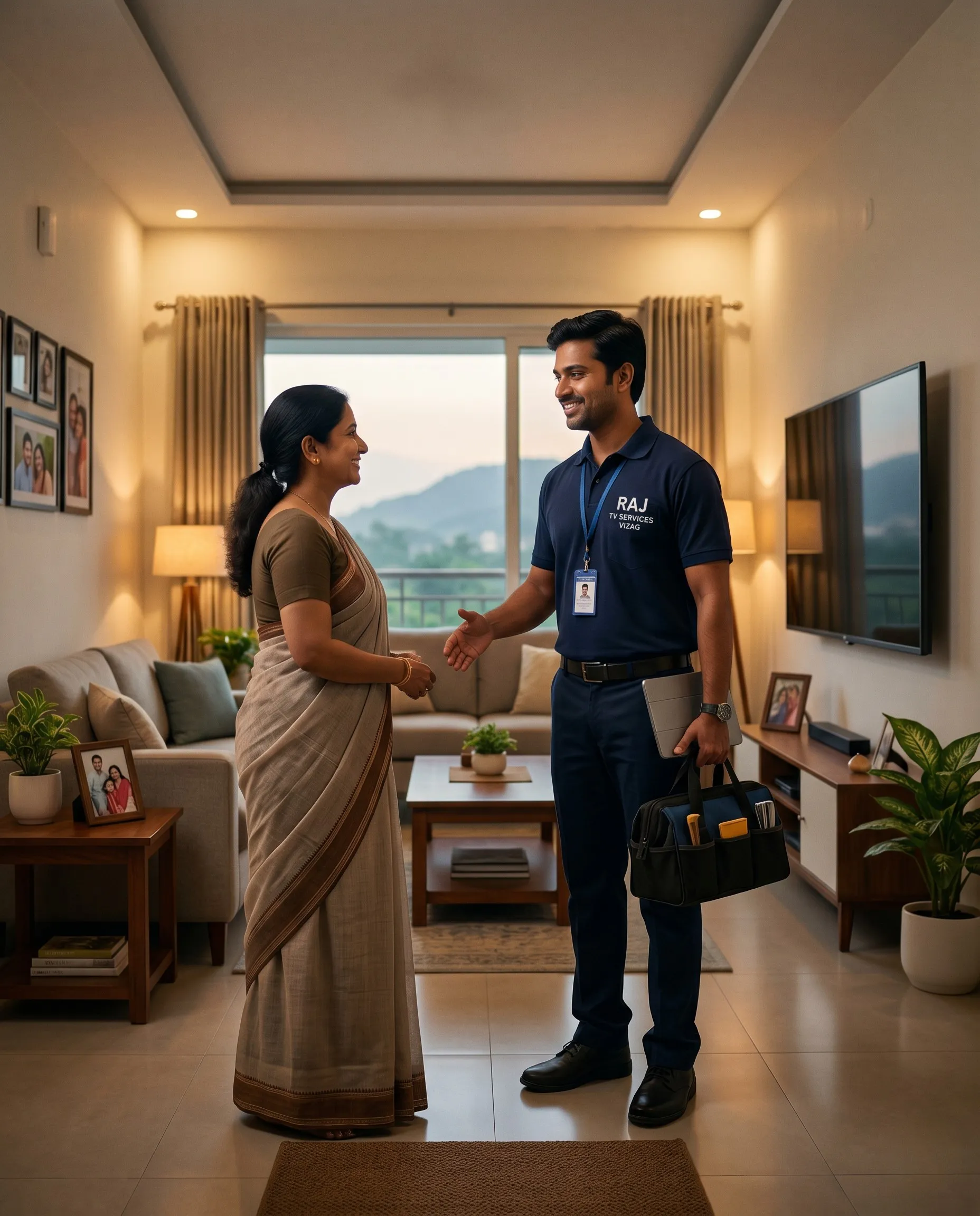 Professional TV repair home service in Vizag