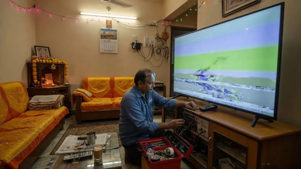 TV screen flickering problem in Vizag