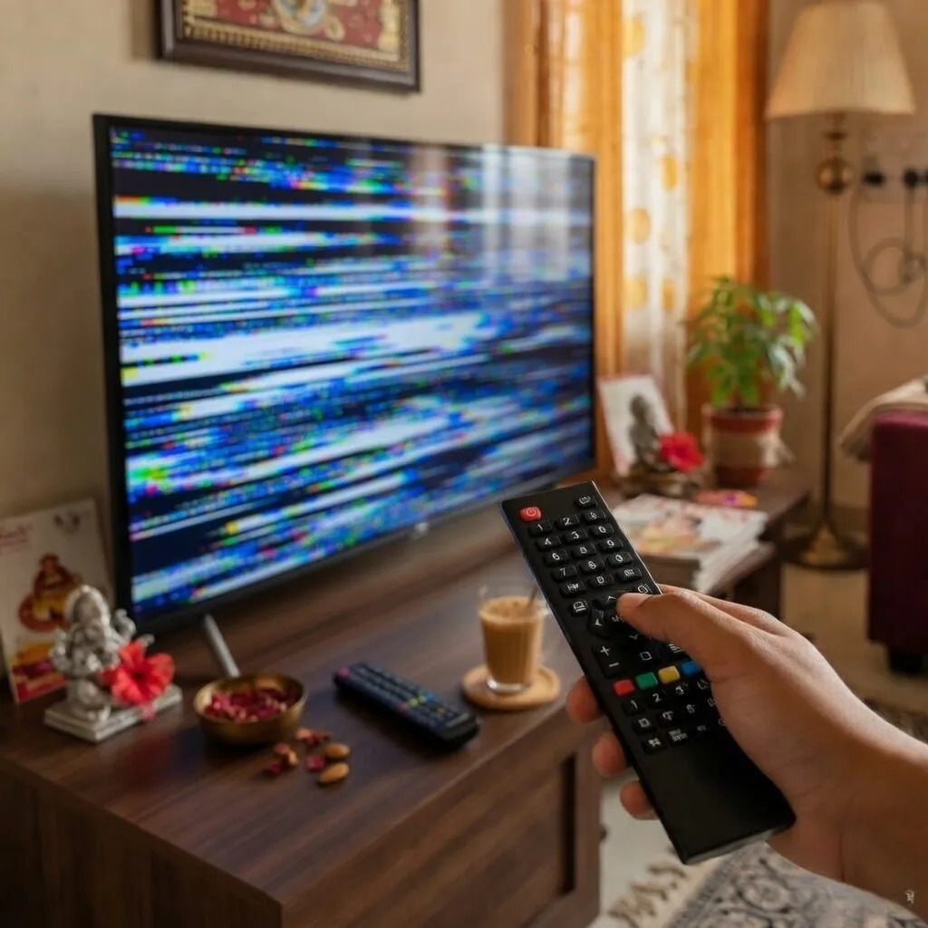 TV turns on and off problem in Vizag