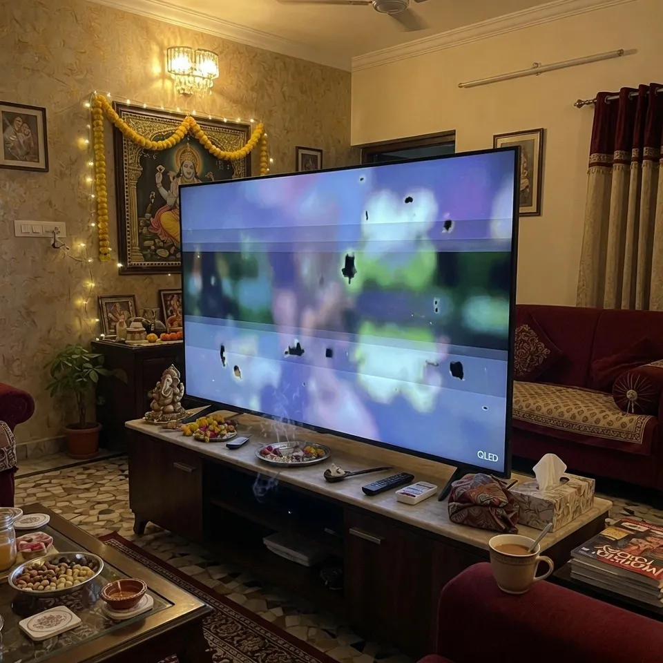 TV screen flickering problem in Vizag