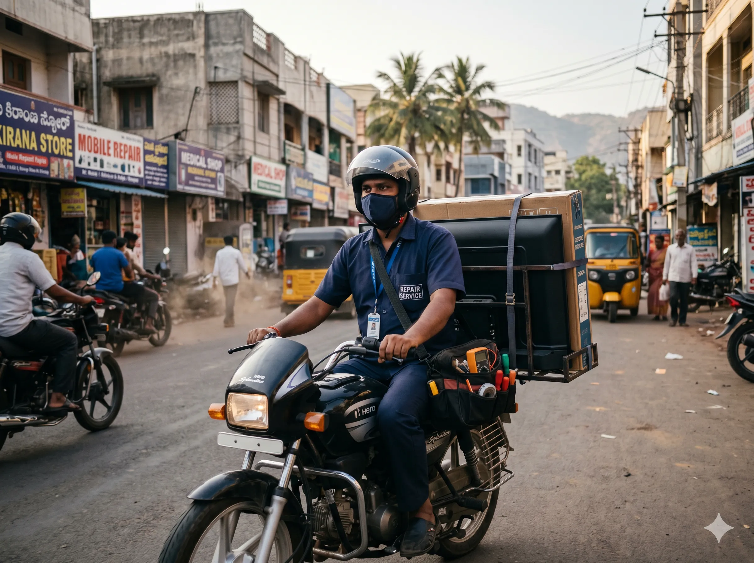 TV repair service coverage in Visakhapatnam