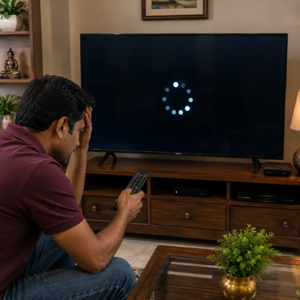 Smart TV restarting issue Vizag