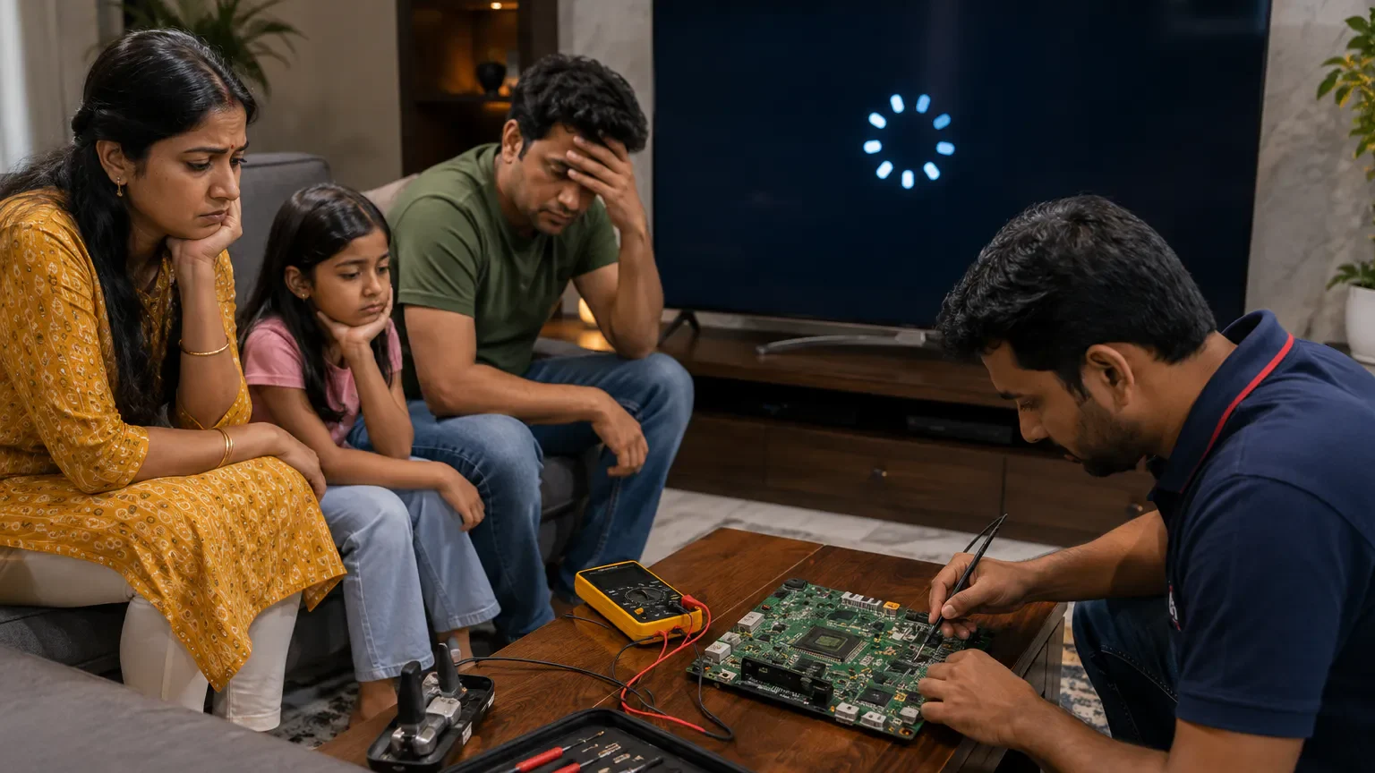 TV Auto Restart Problem Vizag