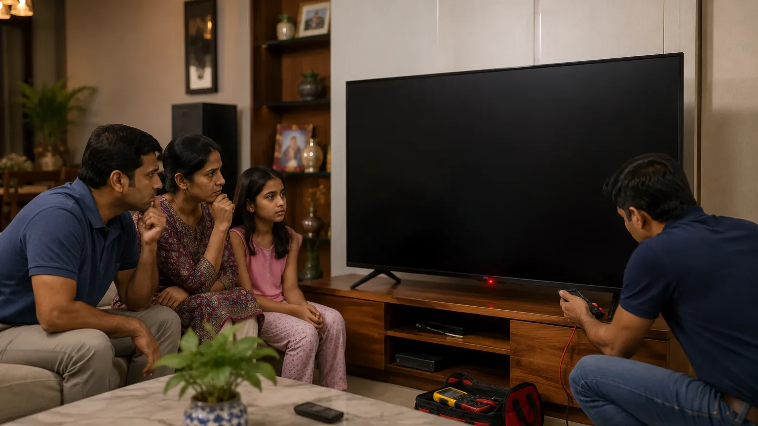 TV Blinking Red Light Problem Vizag