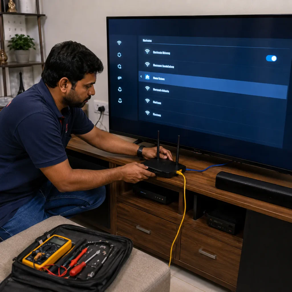 Smart TV WiFi problem Vizag