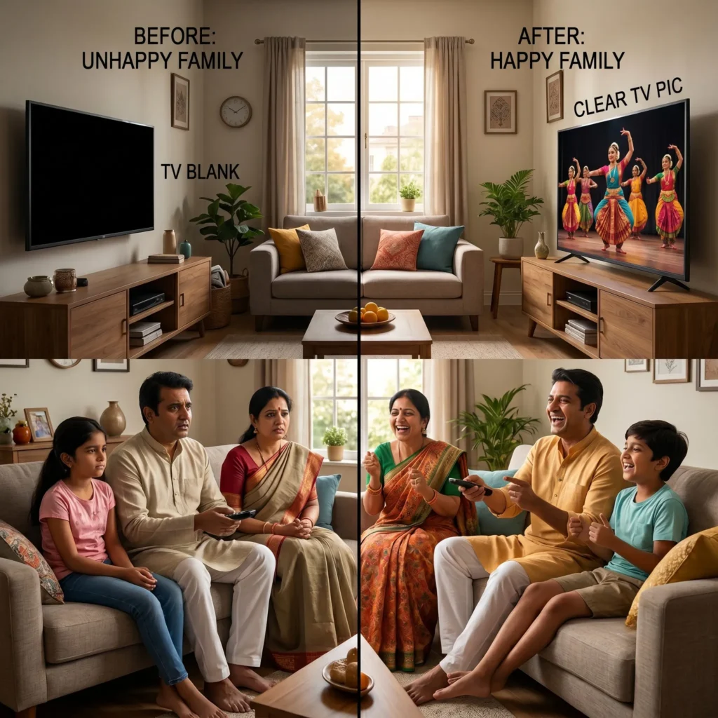 LED TV black screen repair Vizag 2