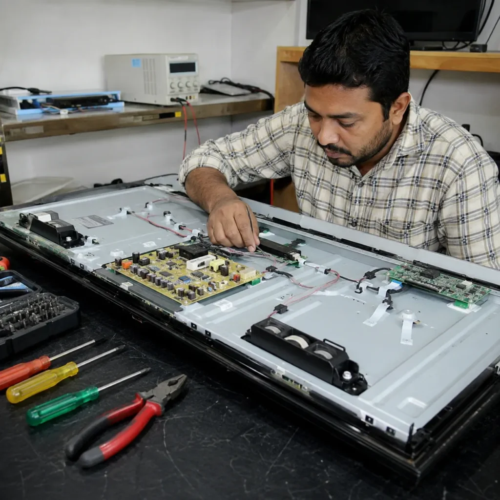 TV panel repair Vizag technician