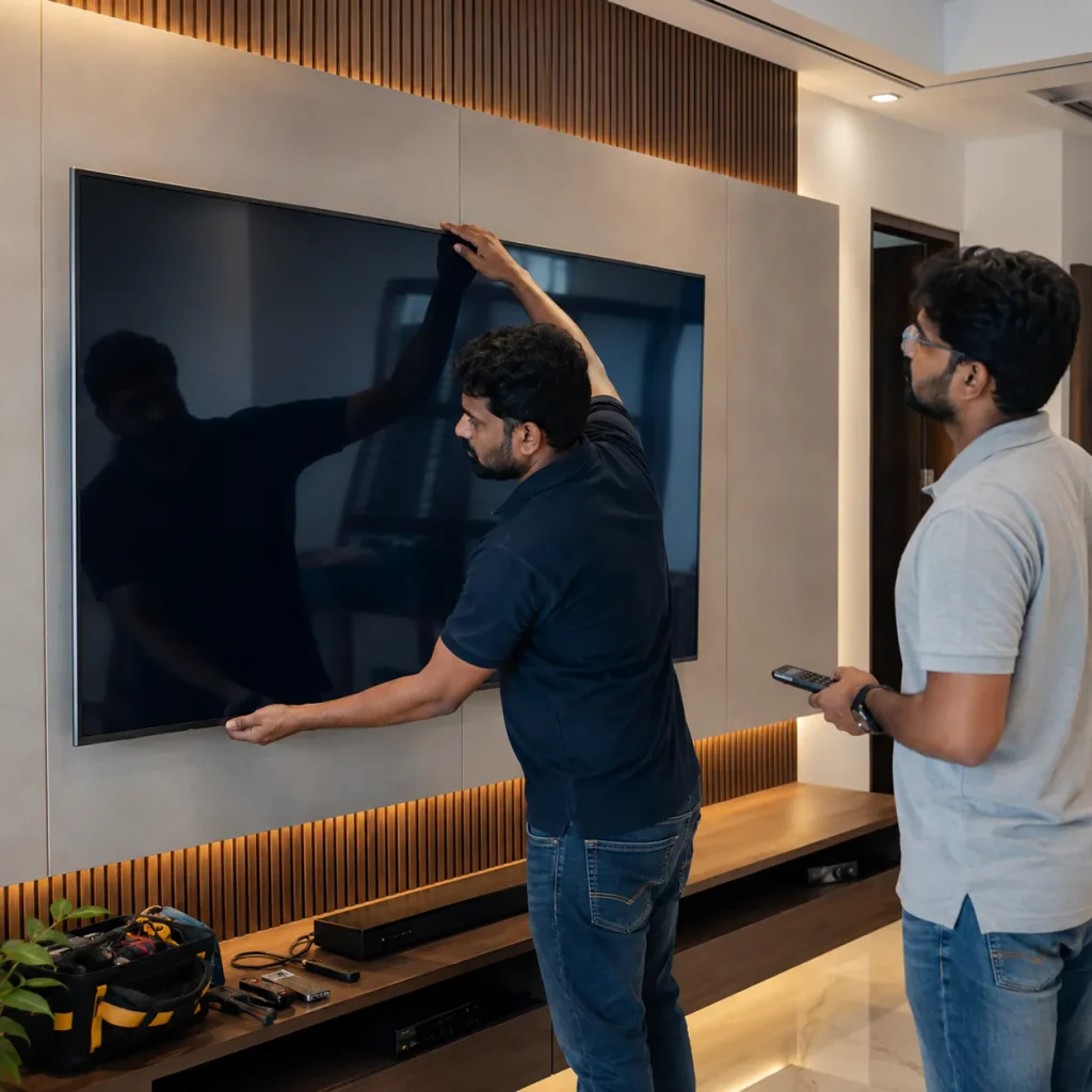 Doorstep TV technician in MVP Colony Vizag