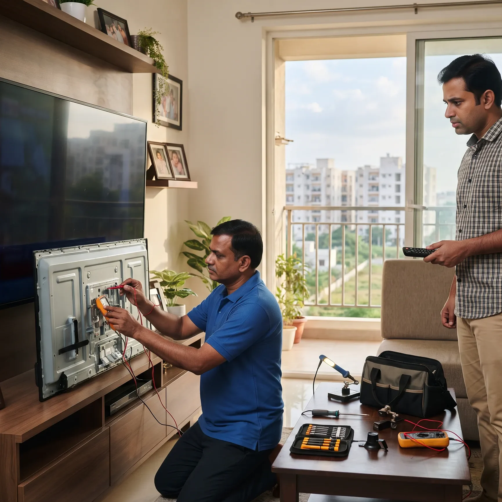 TV power board repair in Madhurawada Vizag